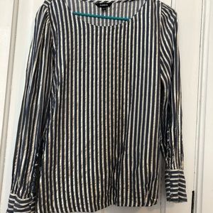 Gold striped blouse